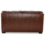 Stampede Leather Loveseat - Cognac