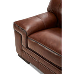 Stampede Leather Loveseat - Cognac
