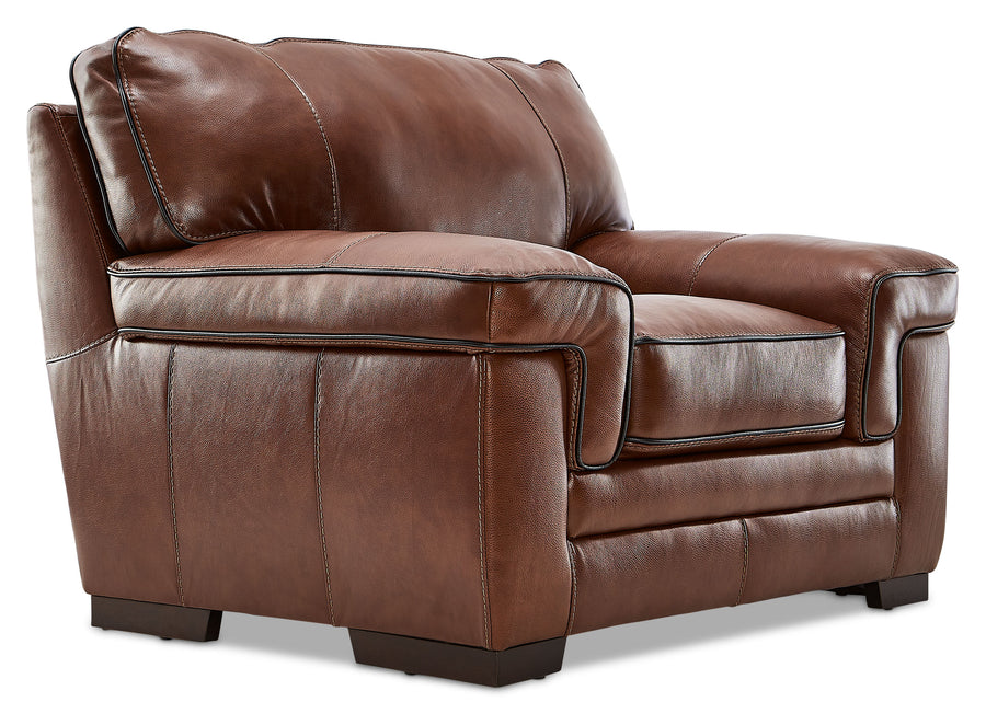 Stampede Leather Chair - Cognac