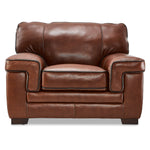 Stampede Leather Chair - Cognac