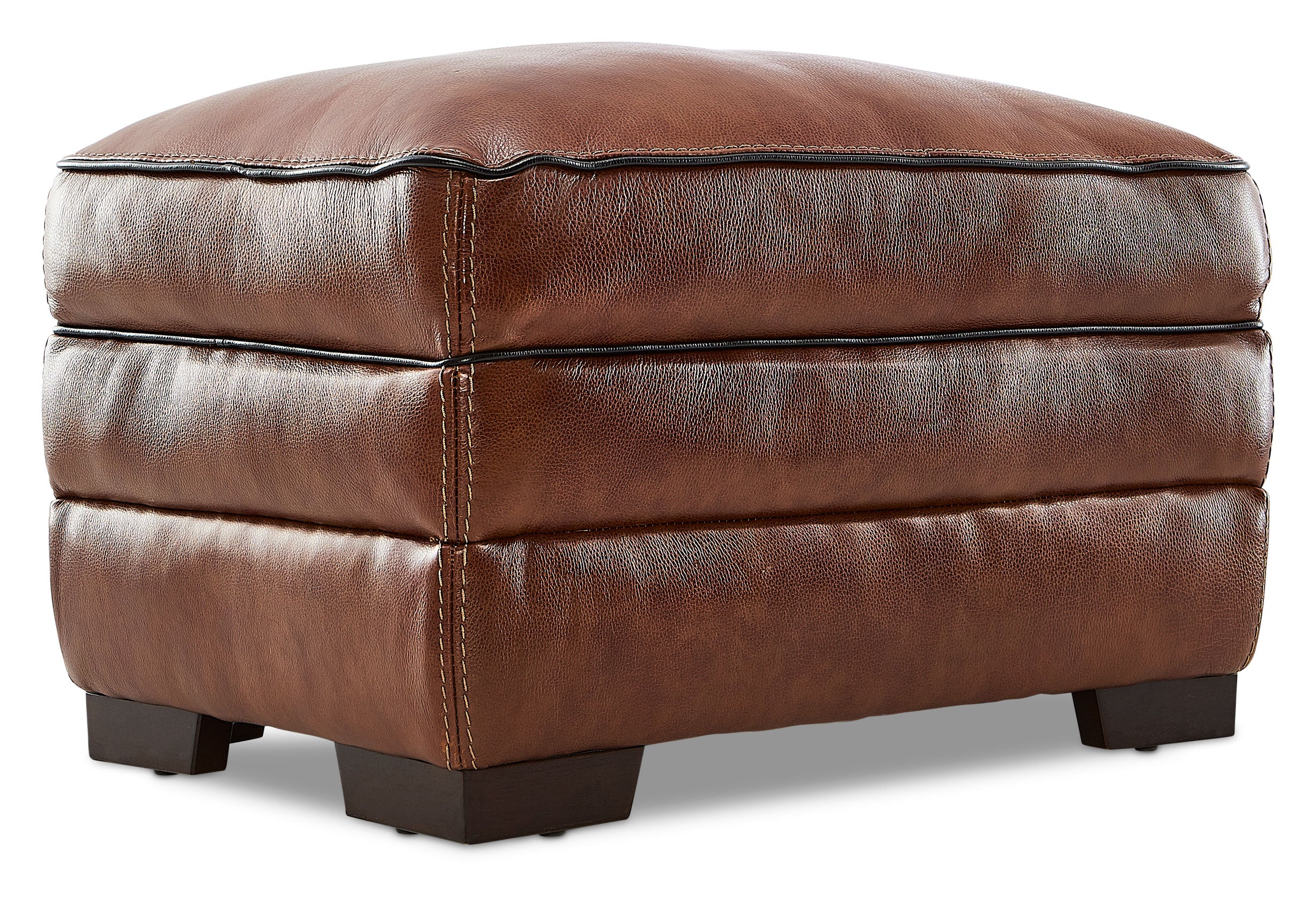 Stampede Leather Sofa - Cognac | Leon's