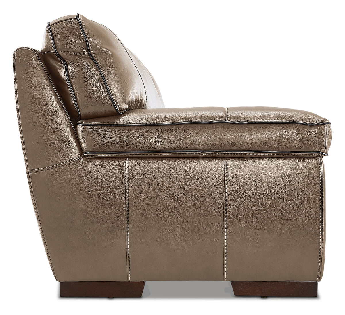 Stampede Leather Sofa Buff Leon's