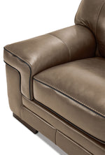 Stampede Leather Loveseat - Buff