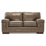 Stampede Leather Loveseat - Buff