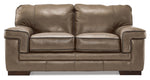 Stampede Leather Loveseat - Buff