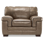 Stampede Leather Chair - Buff