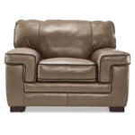 Stampede Leather Chair - Buff