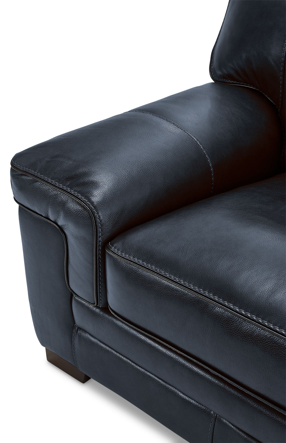 Stampede Leather Chair - Cobalt