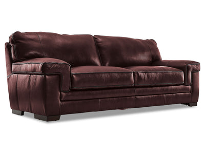 Stampede Leather Sofa - Salsa