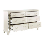 Ever 6 Drawer Dresser - Champagne