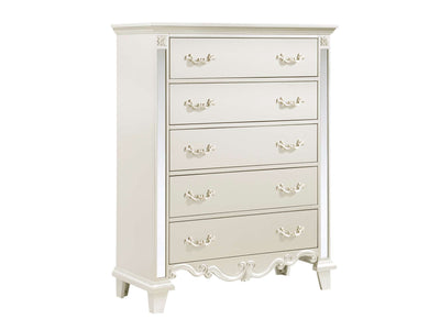 Ever 5 Drawer Chest - Champagne