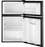 GE Stainless Steel Double Door Compact Refrigerator (3.1 Cu. Ft.) - GDE03GLKLB
