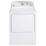 GE White Electric Dryer (6.2 Cu. Ft.) - GTX33EBMRWS