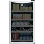 GE Stainless Steel Wine or Beverage Center (4.1 Cu. Ft.) - GVS04BDWSS