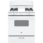 GE White Freestanding Gas Range (4.8 Cu. Ft.) - JCGBS10DEMWW