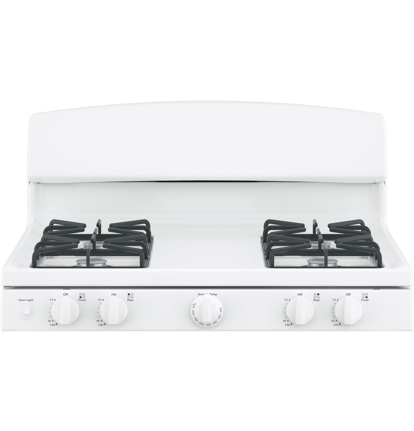 GE White Freestanding Gas Range (4.8 Cu. Ft.) - JCGBS10DEMWW