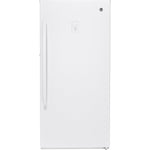 GE White Frost Free Upright Freezer (14.1 Cu. Ft.) - FUF14SMRWW