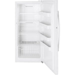 GE White Frost Free Upright Freezer (14.1 Cu. Ft.) - FUF14SMRWW