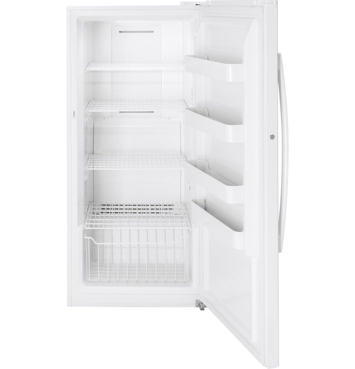 GE White Frost Free Upright Freezer (14.1 Cu. Ft.) - FUF14SMRWW