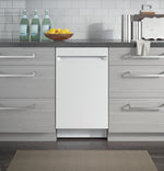 GE Profile Series White 18" Dishwasher- PDT145SGLWW