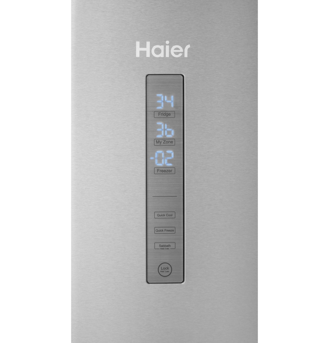 Haier Stainless Steel Bottom Mount Refrigerator (15 Cu. Ft.) - HRB15N3BGS