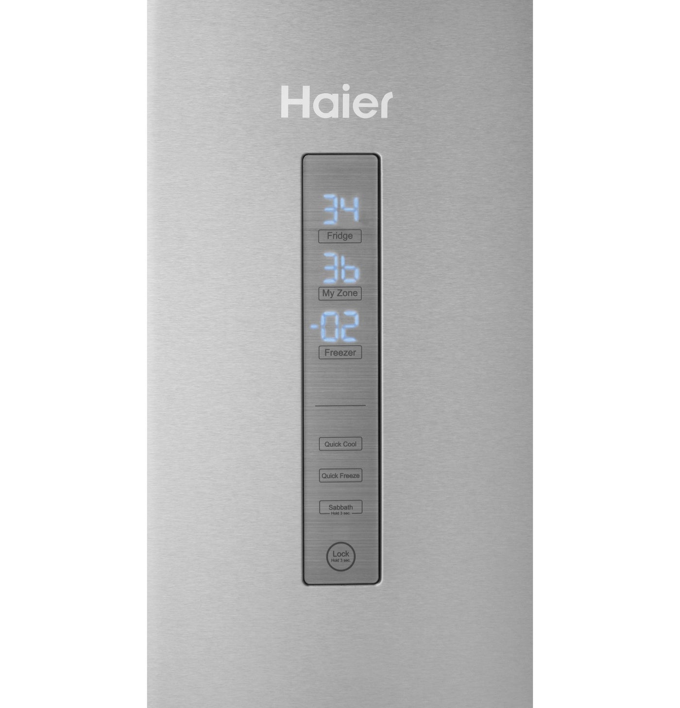 Haier Stainless Steel Bottom Mount Refrigerator (15 Cu. Ft.) - HRB15N3BGS