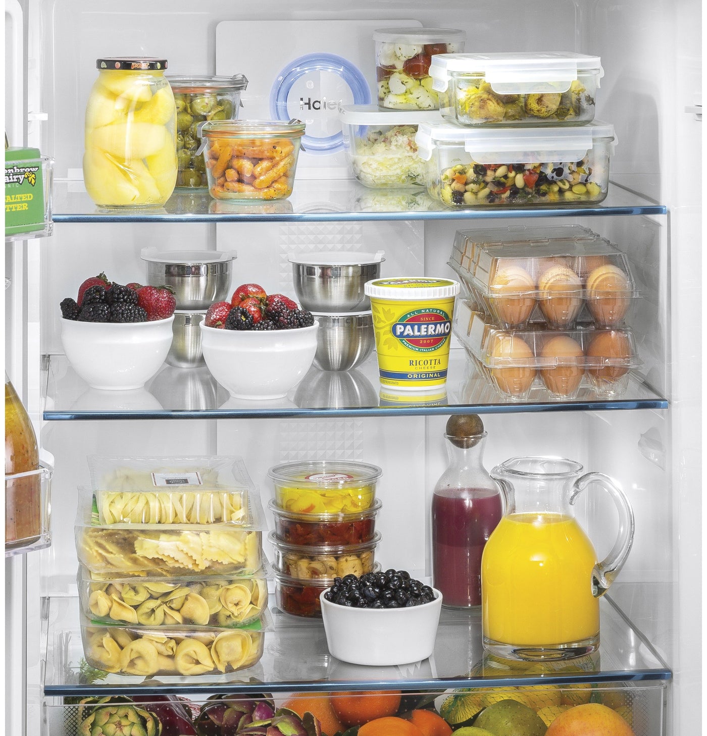 Haier Stainless Steel Bottom Mount Refrigerator (15 Cu. Ft.) - HRB15N3BGS