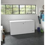 GE White Manual Defrost Chest Freezer (15.7 Cu. Ft.) - FCM16SLWW