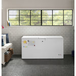 GE White Manual Defrost Chest Freezer (15.7 Cu. Ft.) - FCM16SLWW