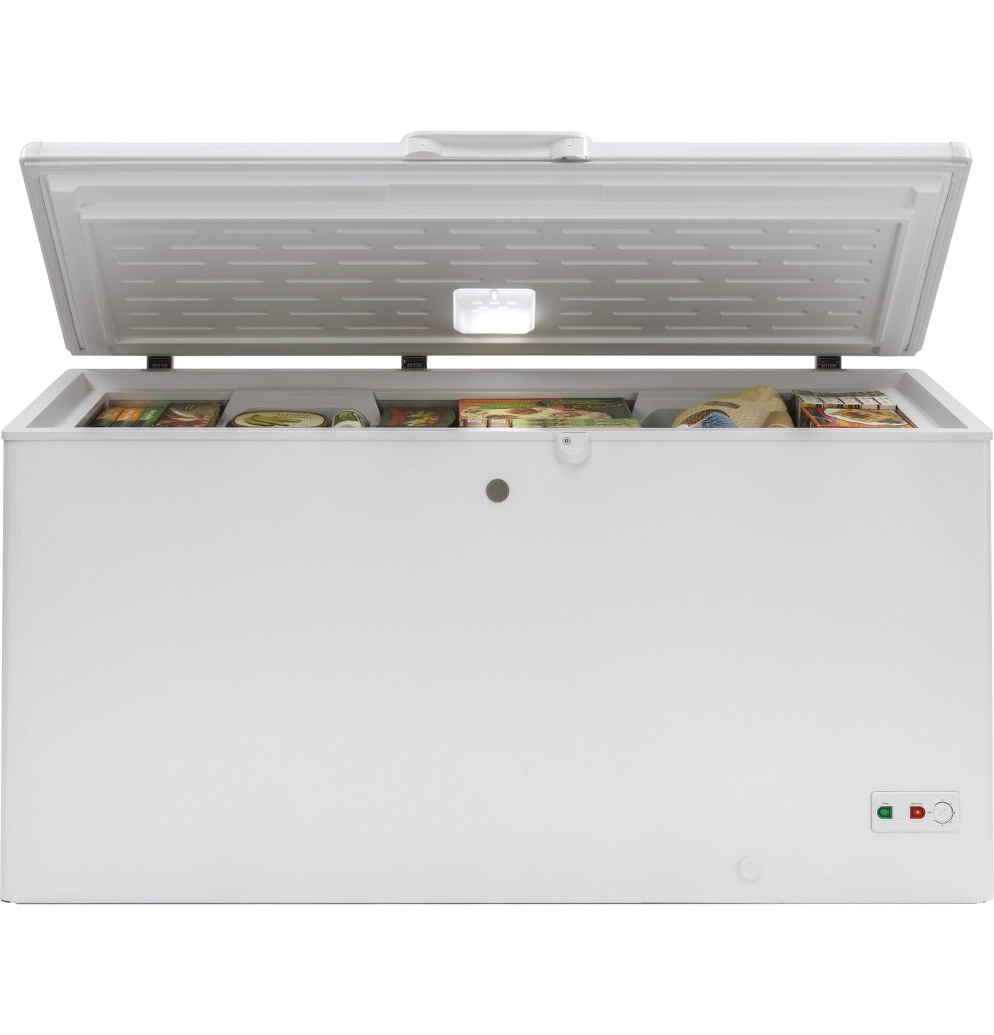 GE White Manual Defrost Chest Freezer (15.7 Cu. Ft.) - FCM16SLWW