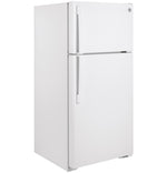 GE 28" 15.6 Cu. Ft. White Top-Freezer Refrigerator - GTE16DTNRWW