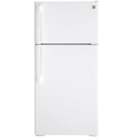 GE 28" 15.6 Cu. Ft. White Top-Freezer Refrigerator - GTE16DTNRWW