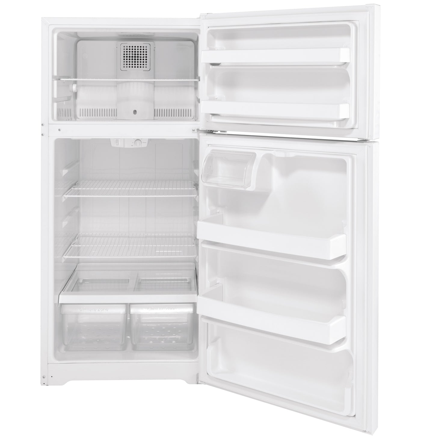 GE White Top Mount Refrigerator (15.6 Cu.Ft.) - GTE16DTNRWW