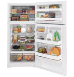 GE 28" 15.6 Cu. Ft. White Top-Freezer Refrigerator - GTE16DTNRWW