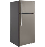 GE 28" 17.5 Cu. Ft. Slate Top-Freezer Refrigerator - GTE18GMNRES