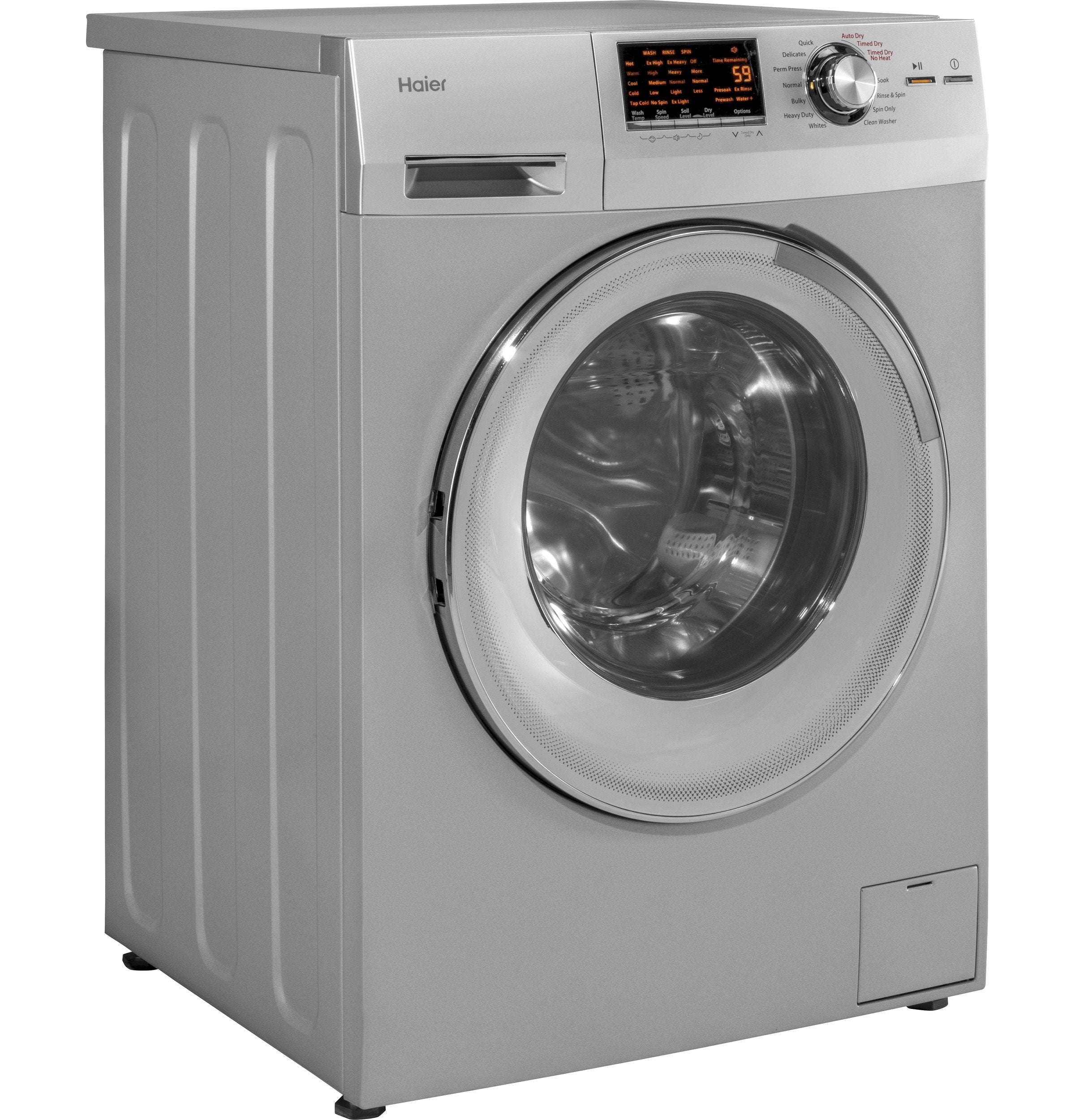 Haier Stainless Steel Front Load Washer-Dryer Combo (2 Cu. Ft.) - HLC1700AXS