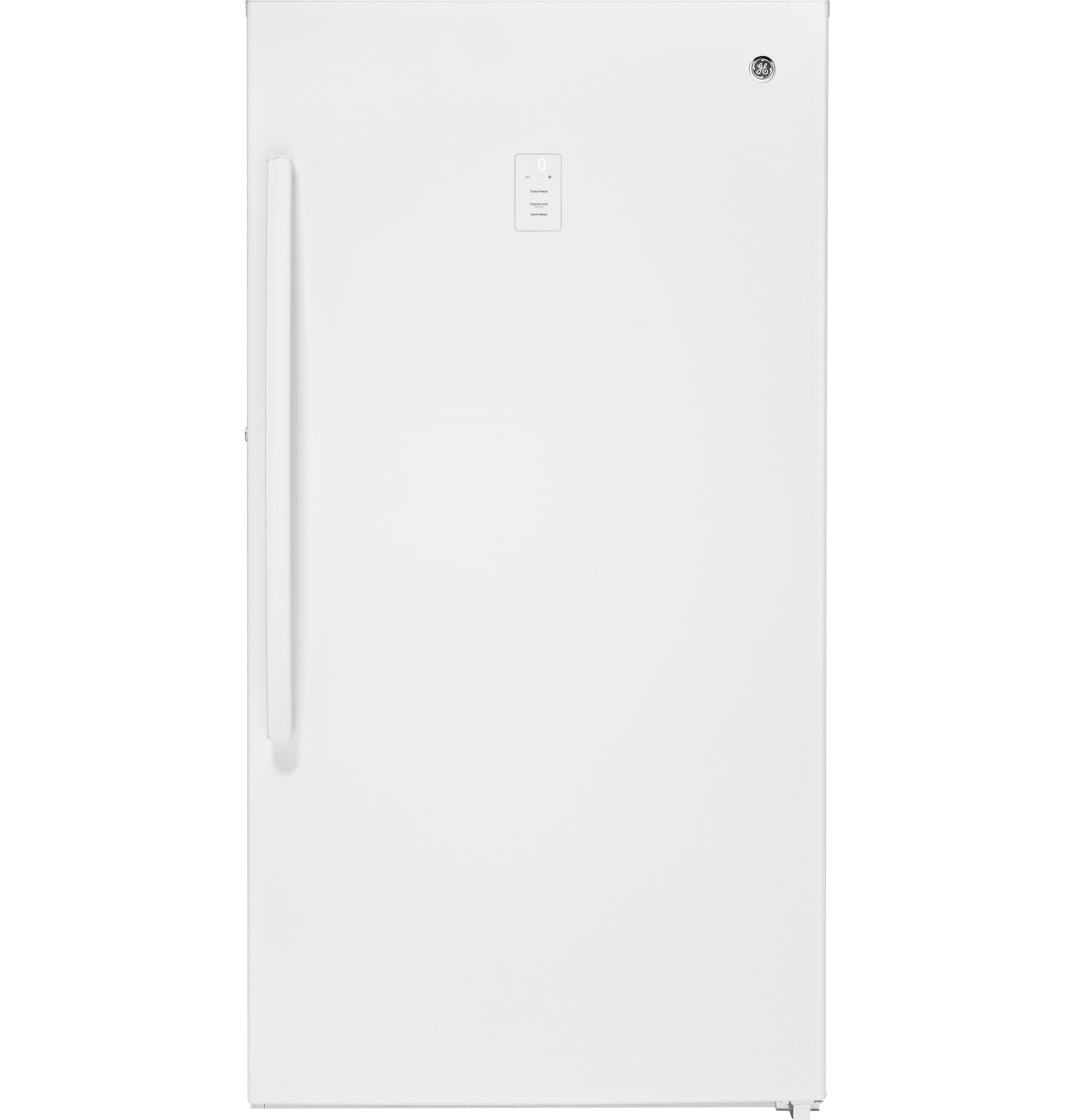 GE White Frost-Free Upright Freezer (17.3 Cu. Ft.) - FUF17SMRWW