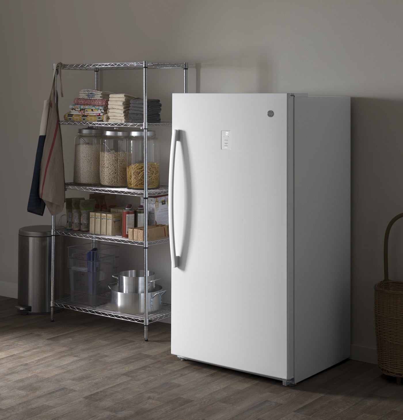 GE White Frost-Free Upright Freezer (17.3 Cu. Ft.) - FUF17SMRWW
