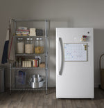 GE White Frost-Free Upright Freezer (17.3 Cu. Ft.) - FUF17SMRWW