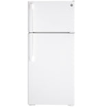 GE 28" 16.6 Cu. Ft. White Top-Freezer Refrigerator - GTE17GTNRWW