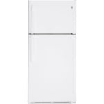 GE White Top-Freezer Refrigerator (18 Cu. Ft.) - GTE18FTLKWW