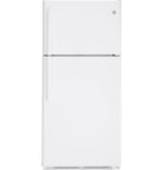 GE 29.75" 18 Cu. Ft. White Top-Freezer Refrigerator - GTE18FTLKWW
