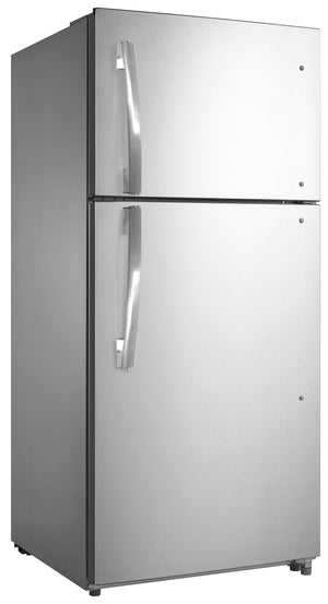 GE Stainless Steel Top-Freezer Refrigerator (18 Cu. Ft.) - GTE18FSLKSS