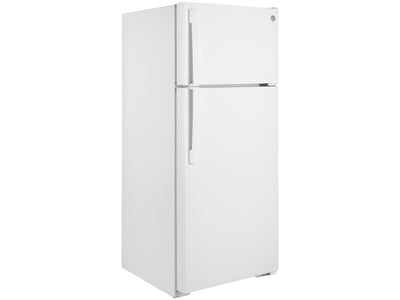 GE White Top Mount Refrigerator (17.5 Cu.Ft.) - GTE18DTNRWW