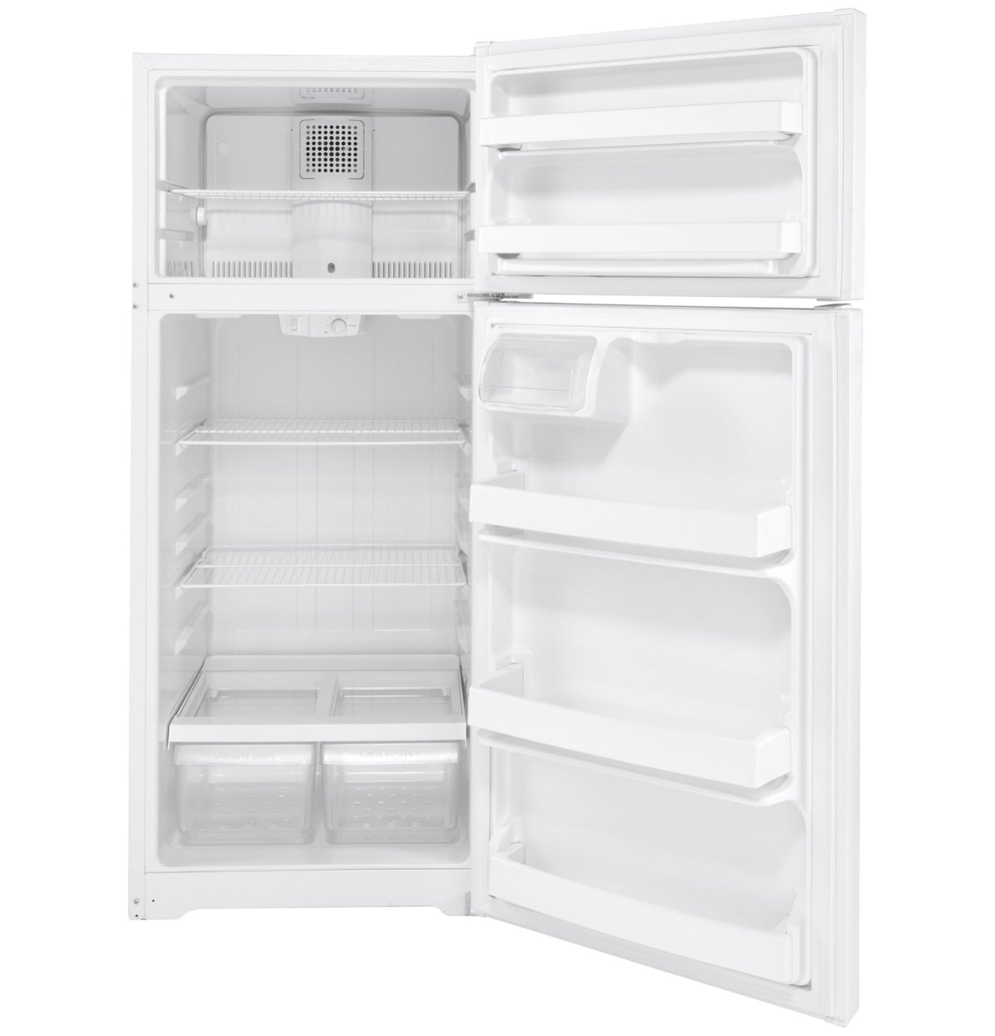 GE White Top Mount Refrigerator (17.5 Cu.Ft.) - GTE18DTNRWW