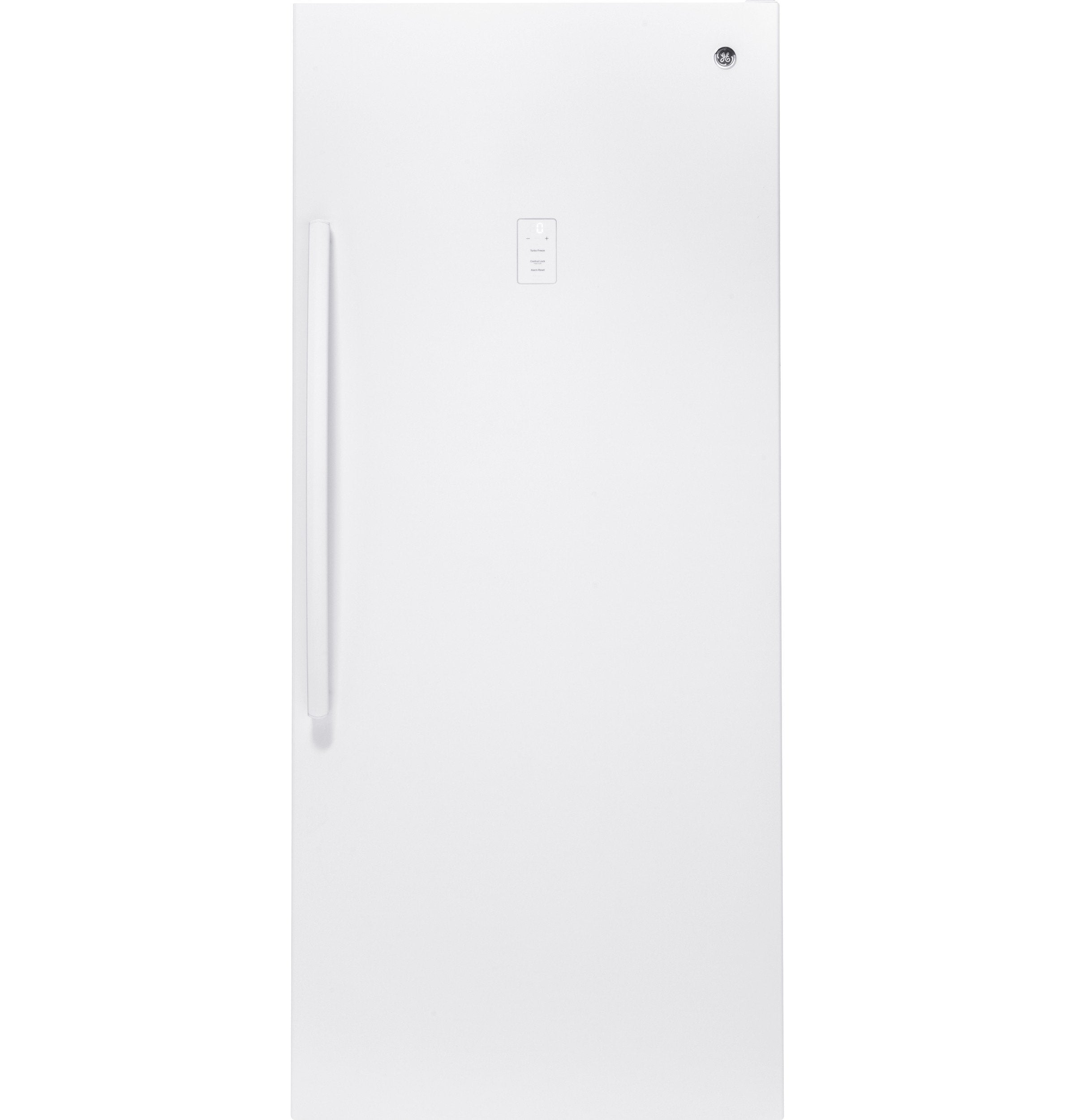 GE White Frost Free Upright Freezer (21.3 Cu. Ft.) - FUF21SMRWW