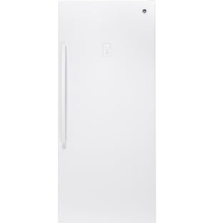 GE White Frost Free Upright Freezer (21.3 Cu. Ft.) - FUF21SMRWW