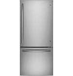 GE 30" 20.9 Cu. Ft. Fingerprint Resistant Stainless Bottom-Freezer Refrigerator - GDE21DYRKFS