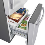 GE Fingerprint Resistant Stainless 30" Bottom-Mount Refrigerator (20.9 cu ft)- GDE21DYRKFS