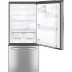 GE Fingerprint Resistant Stainless 30" Bottom-Mount Refrigerator (20.9 cu ft)- GDE21DYRKFS